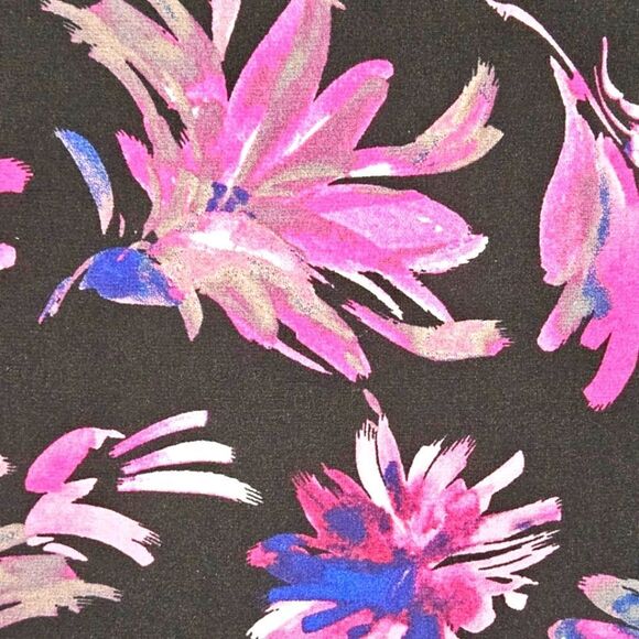 KASPER Plus Size Women's Bright Multi- Color Floral Pull On Midi Skirt 1X - Picture 4 of 12